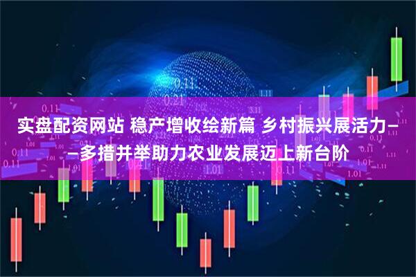 实盘配资网站 稳产增收绘新篇 乡村振兴展活力——多措并举助力农业发展迈上新台阶